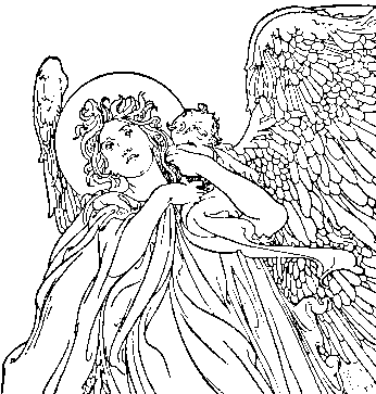 Angel escort of baby